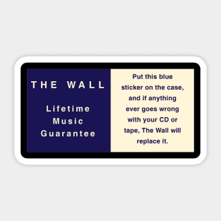 Wall of sound Sticker